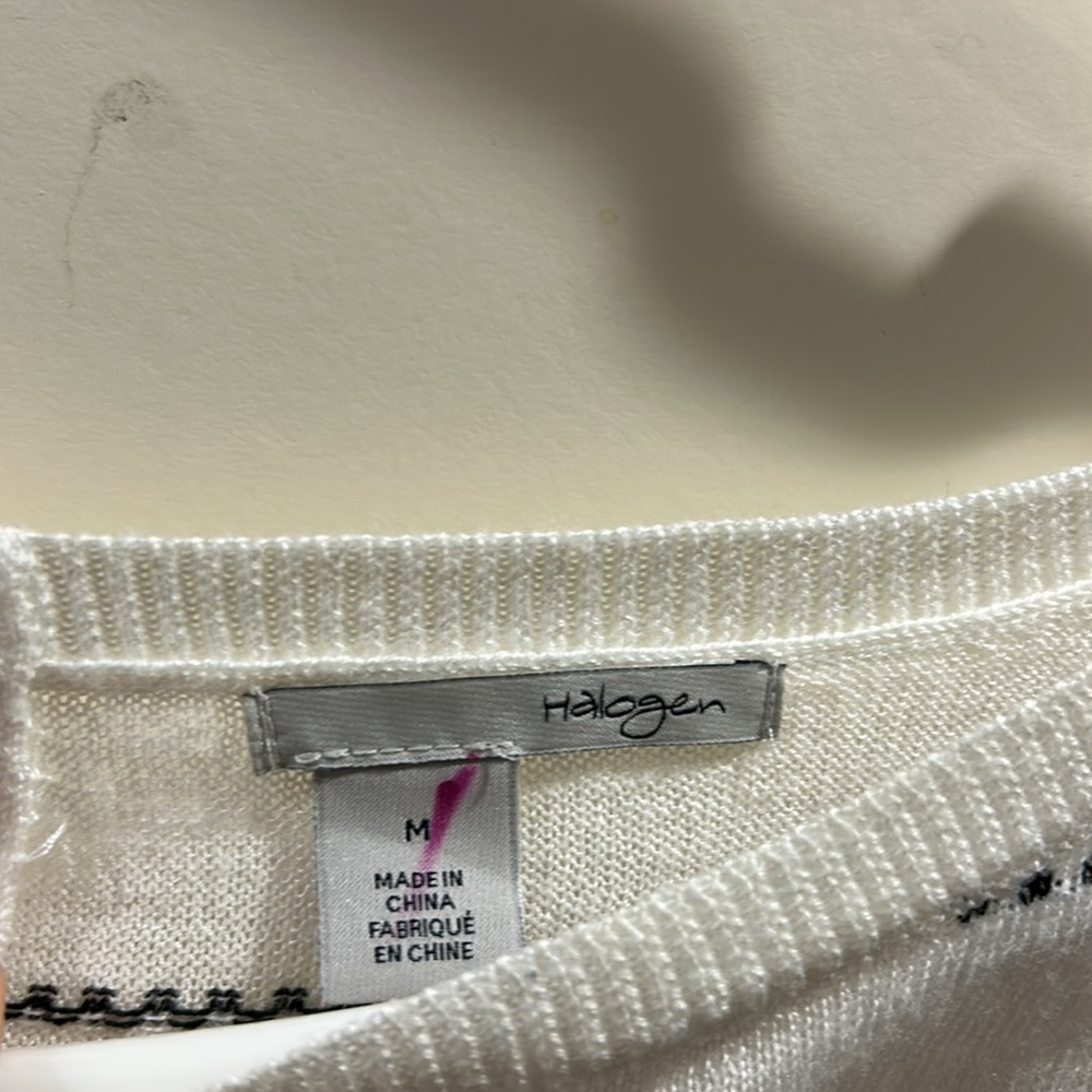 Halogen Button Back Pullover Scoop Neck Lightweig… - image 3